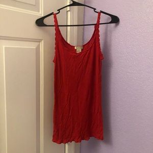 Lucky Brand red tank top